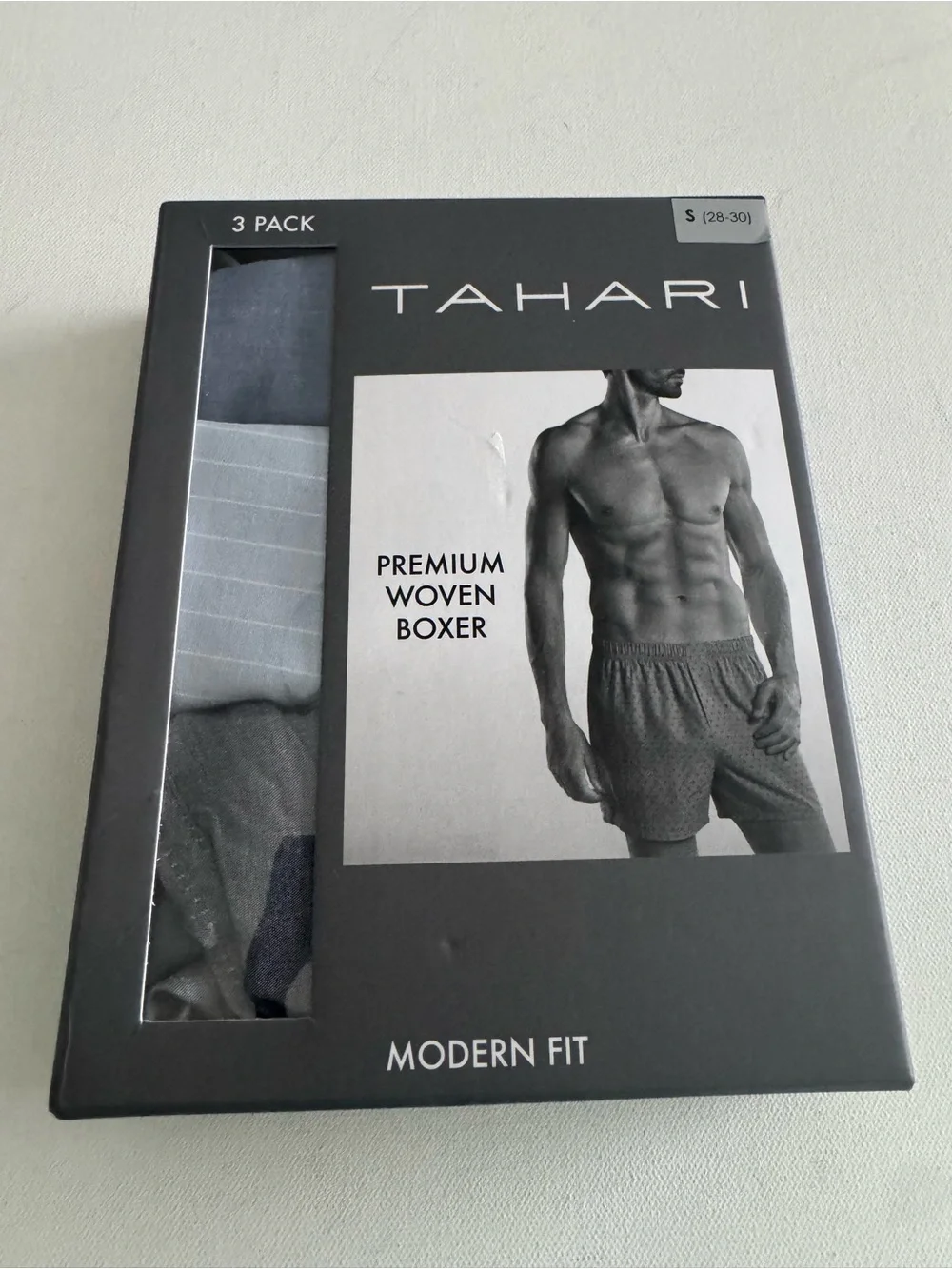 Tahari Boxers Mens Small 3 Pack
